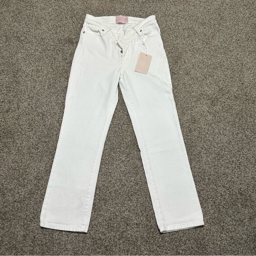 REVICE NWT size 27 Viper / Diamond white jeans